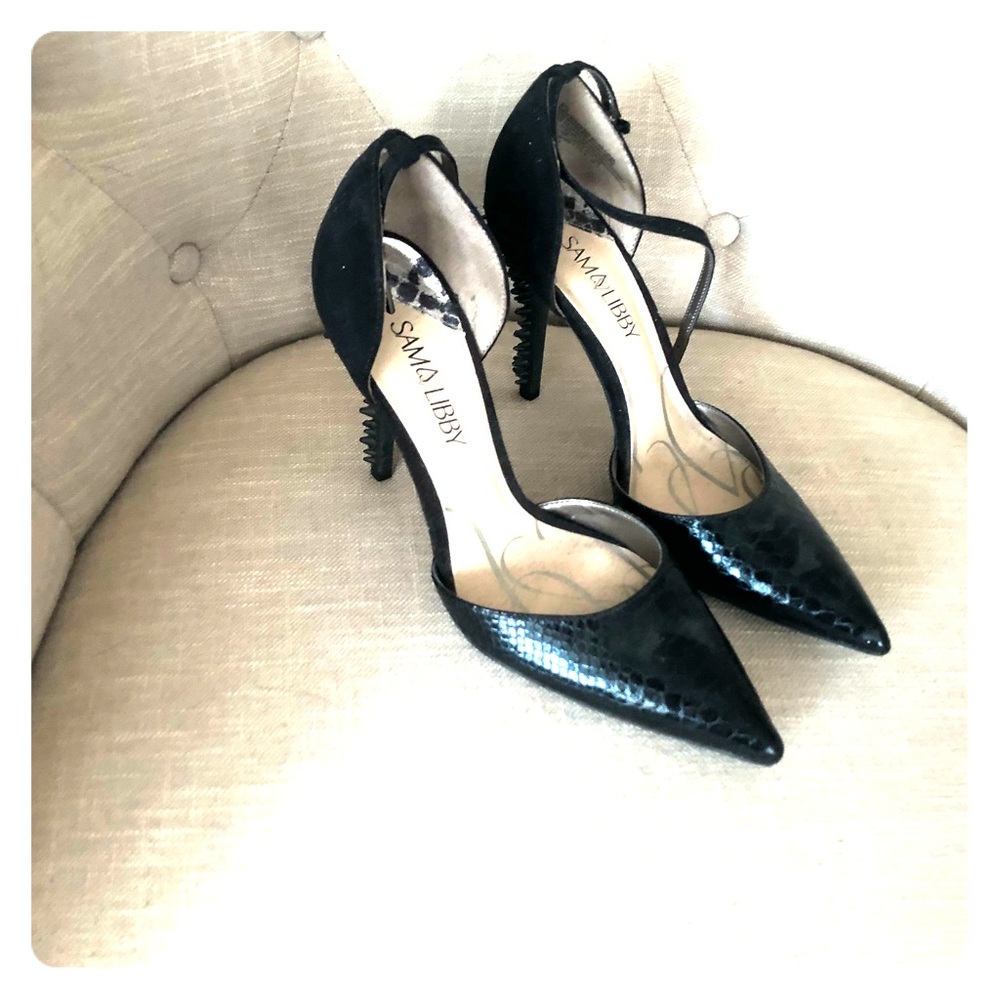 Sam & Libby ankle strap pumps